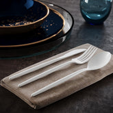 Gloss White Plastic Forks | 40 Count